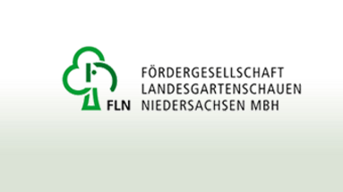 Logo mit Link zur Webseite Fördergesellschaft Landesgartenschauen Niedersachsen